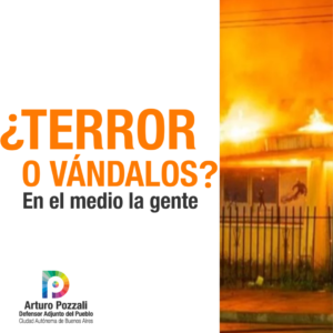 Lee más sobre el artículo ¿Terror ´ó vándalos?  En el medio la gente