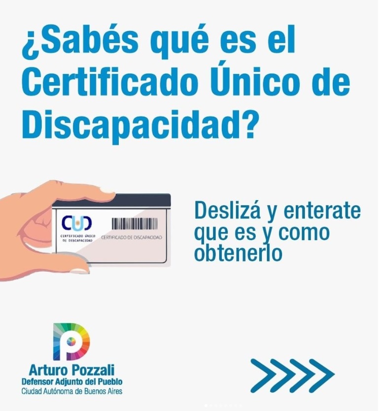 PASO A PASO PARA SOLICITAR EL CUD (Certificado Único de Discapacidad).