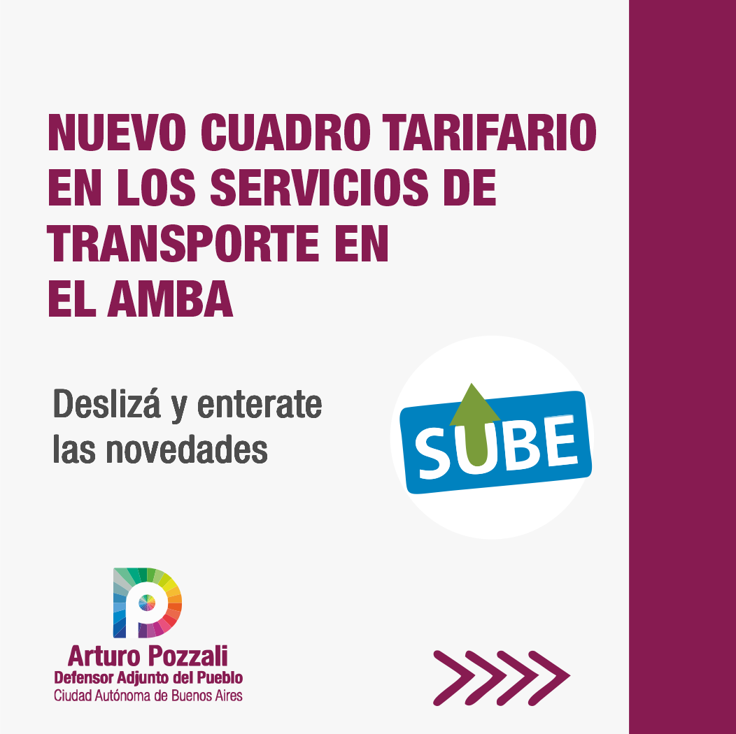 En este momento estás viendo Nuevo cuadro tarifario de los servicios de transporte en CABA