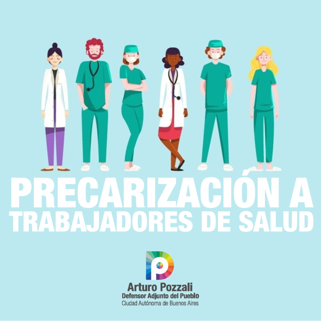 Precarización a trabajadores de salud