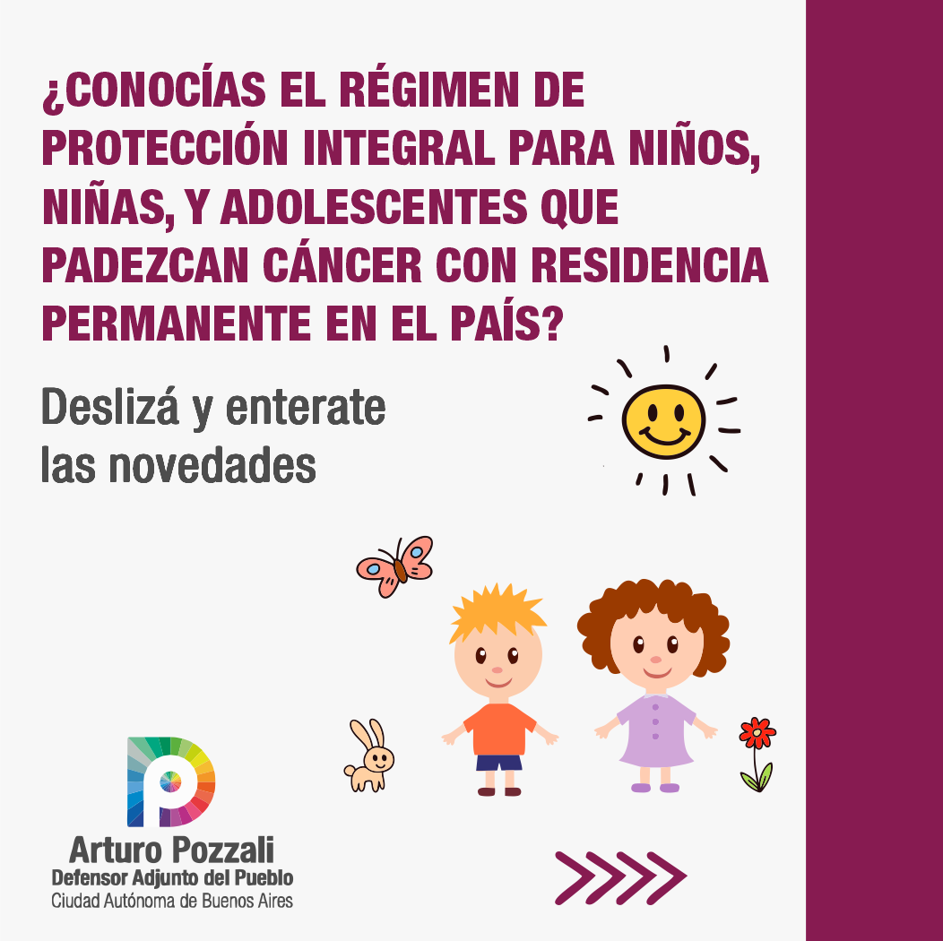 En este momento estás viendo Régimen de protección integral para los niños, niñas y adolescentes que padezcan cáncer